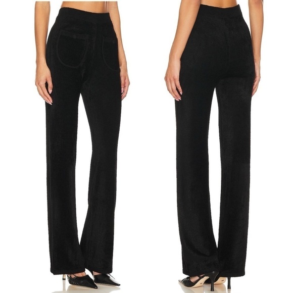 Joos Tricot Velvet Fancy Pants in Black NWT - Picture 2 of 11